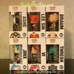 Bundle Funko Pop! Games League of Legends LOL #02 Ashe 03 Lee Sin 04 Braum 05 Jinx 06 Vi 07 Thresh V - Funko Pop Figure