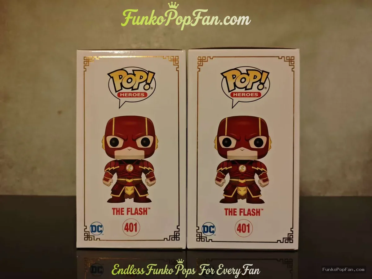 Funko Pop! DC Heroes #401 The Flash (Limited Edition Asia 2021 SDCC Exclusive) Vinyl Figure Bobblehe - Funko Pop Figure