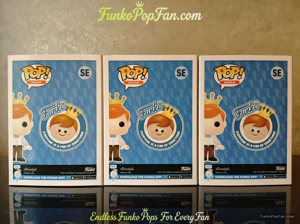 Bundle Funko Pop! Asia SE Freddy Funko as Pilot / as Flight Engineer / as The commander MMC Mission  - Funko Pop Figure