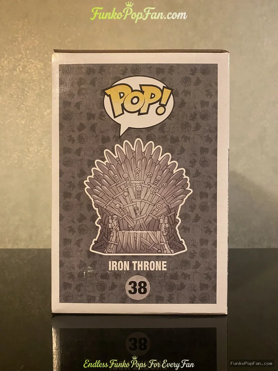 Funko Pop! Game of Thrones Iron Throne #38 Vinyl Figure Bobblehead Vaulted Collectible With Protecto - Funko Pop Figure