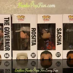 Bundle Funko Pop! TV The Walking Dead Lot of 4 #66 The Governor + #387 Rosita + #577 Sasha + #888 Mi - Funko Pop Figure