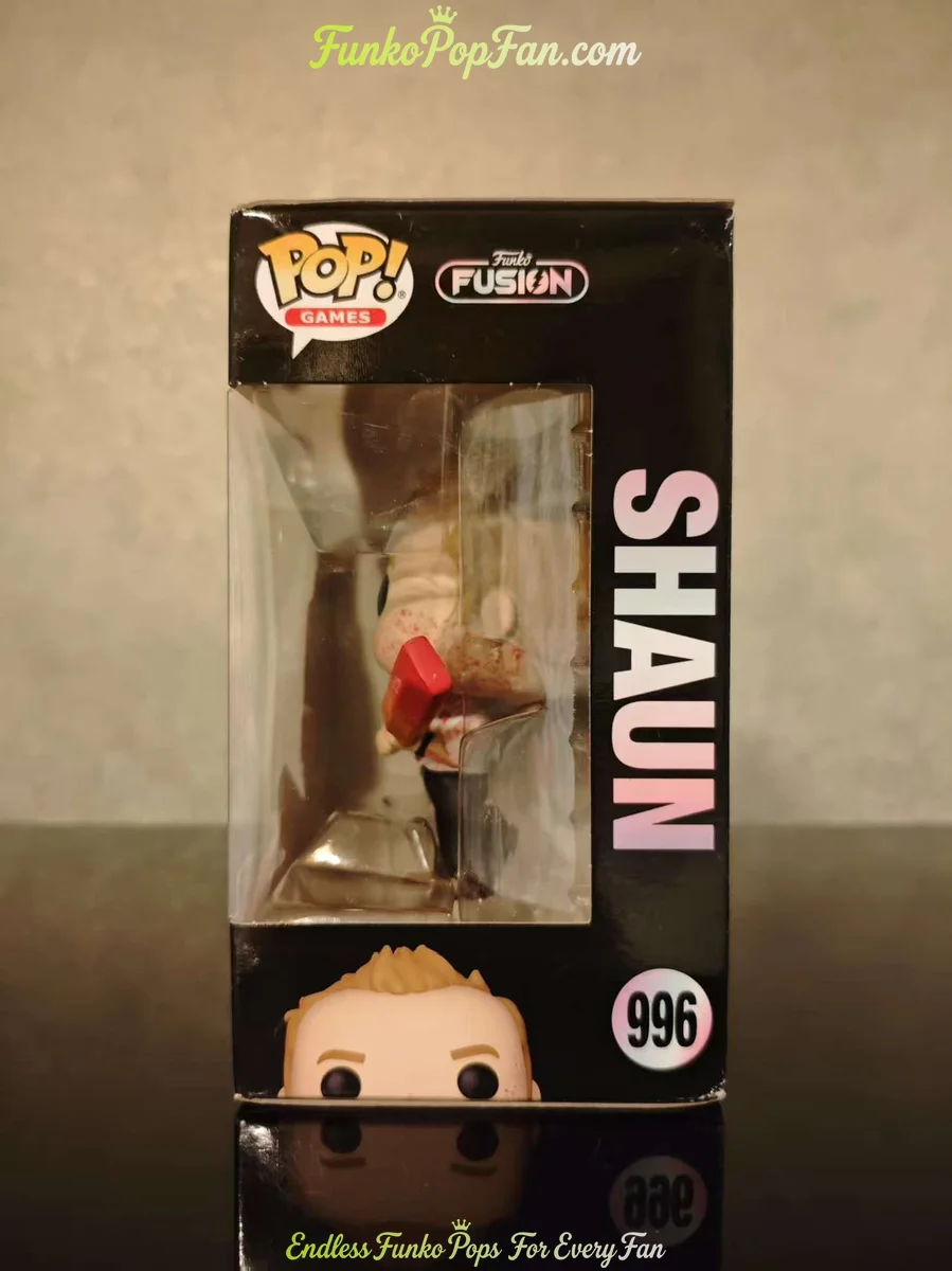 Funko Pop! Games Fusion #996 Shaun Vinyl Figure Bobblehead Vaulted Collectible With Protector - Funko Pop Figure