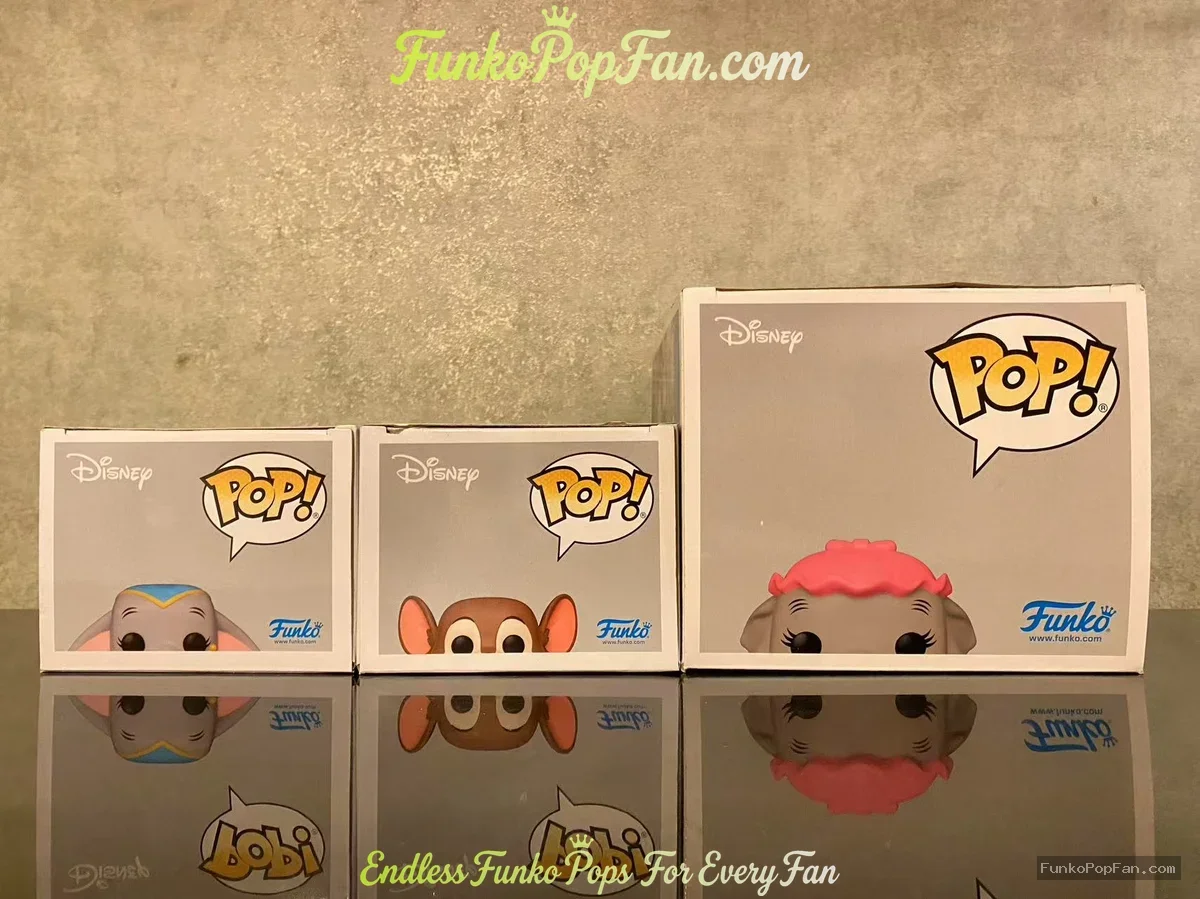 Bundle Funko Pop! Disney Dumbo #1539 Dumbo / Timothy Mouse #1536 / Mrs. Jumbo with Dumbo #1537 Vinyl - Funko Pop Figure