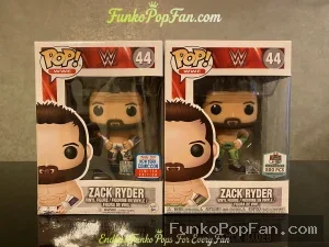 WWE Zack Ryder #44 500 pcs + Fall Convention Exclusive) Vinyl Figure Bobblehead Vaulted Collectible With Protector Funko Pop Figure