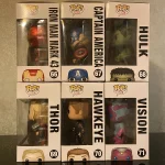 Bundle Funko Pop! Marvel Avengers #66 Iron Man Mark 43 / Captain America #67 / Hulk #68 / Thor #69 / - Funko Pop Figure