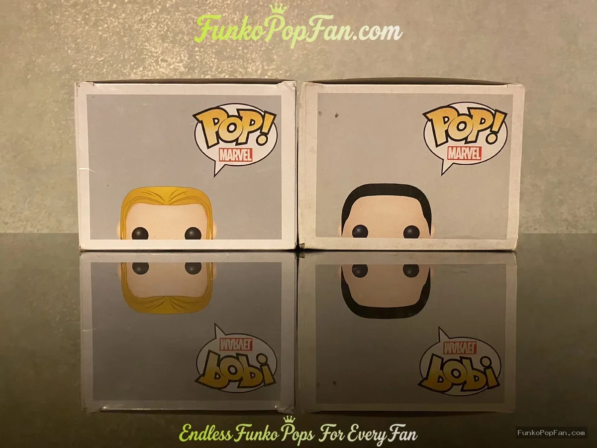 Funko Pop! Marvel Thor The Dark World #35 Thor + #36 Loki Vinyl Figure Bobblehead Vaulted Collectibl - Funko Pop Figure