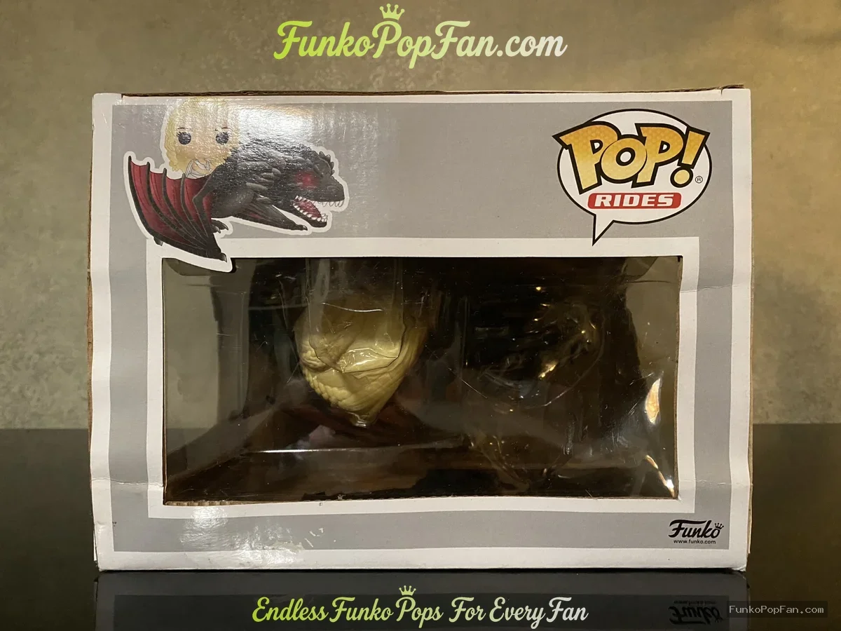 Funko Pop! Rides Game of Thrones #15 Daenerys & Drogon Vinyl Figure Bobblehead Vaulted Collectible W - Funko Pop Figure