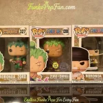 Bundle Funko Pop! One Piece Roronoa Zoro #327 Roronoa Zoro / Zoro (Enma) #1288 / Roronoa Zoro (Chase) #1775 Vinyl Figure Bobblehead Vaulted Collectible With Protector Funko Pop Figure