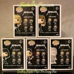 Bundle Funko Pop Metallica James Hetfield #57 / Lars Ulrich #58 / Kirk Hammett #59 / Robert Trujillo - Funko Pop Figure