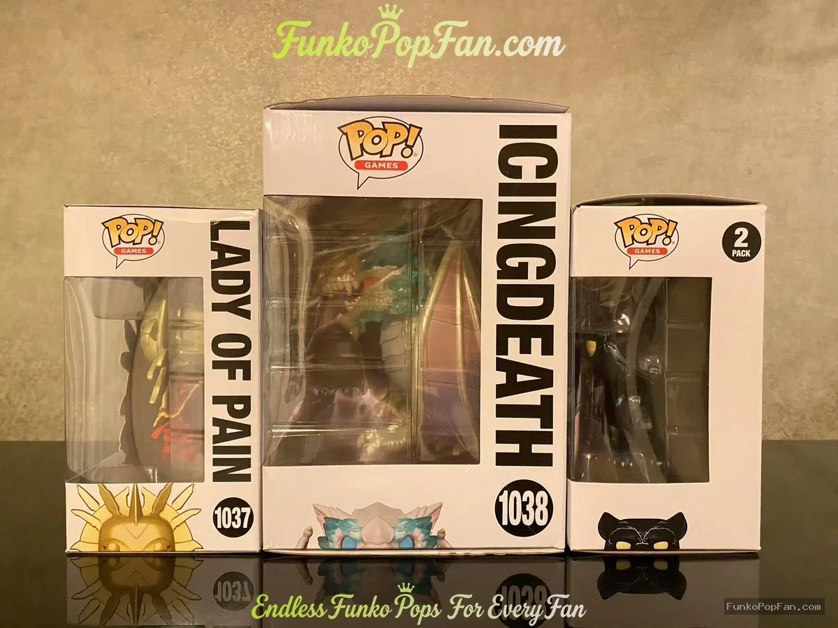 Funko Pop! Games Dungeons & Dragons #1037 Lady of Pain + #1038 Icingdeath + Drizzt Do'Urden & Guenhw - Funko Pop Figure