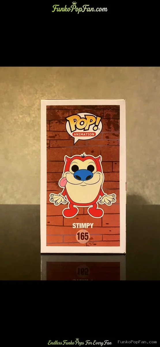 Funko Pop! Animation Ren and Stimpy #165 Stimpy (Chase) Vinyl Figure Bobblehead Vaulted Collectible  - Funko Pop Figure