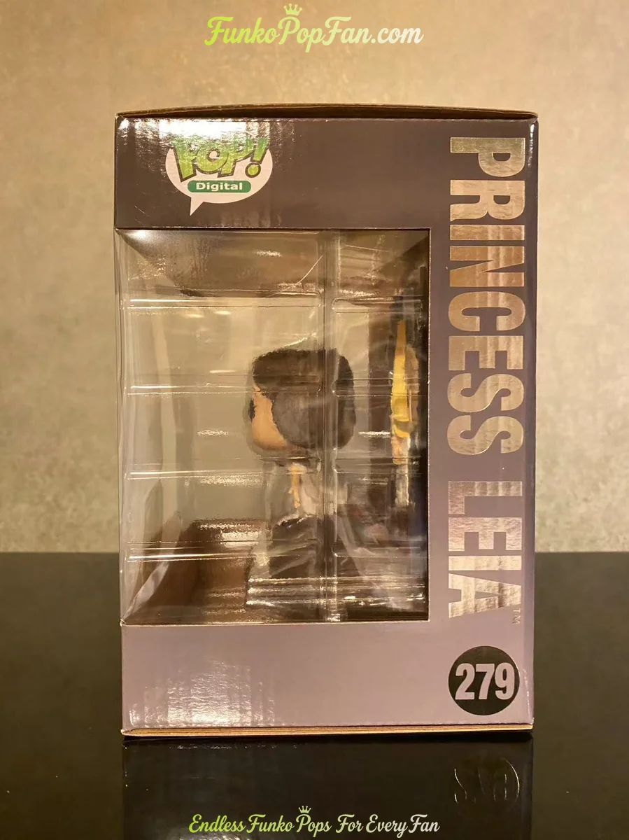 Funko Pop! Star Wars Deluxe #279 Princess Leia (LE 3300 Glow in the Dark) Vinyl Figure Bobblehead Va - Funko Pop Figure