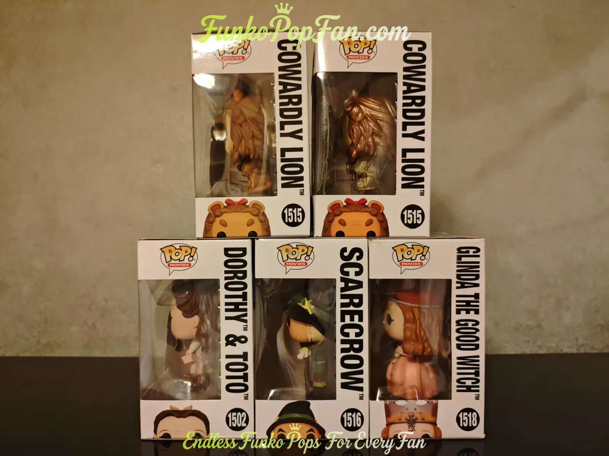 Bundle Funko Pop The Wizard of Oz #1502/#1503/#1504/#1515 (Chase) Dorothy & Toto / Scarecrow / Glind - Funko Pop Figure