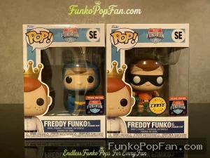 Freddy Funko as The Dynamic Duo Robin Chase + Normal #SE Jul-2023 Vinyl Figure Bobblehead Vaulted Collectible With Protector Funko Pop Figure