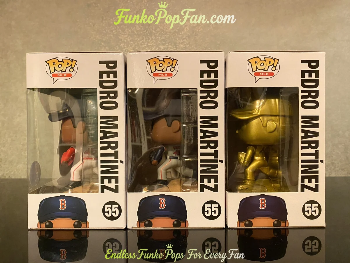 Bundle Funko Pop! MLB #55 Pedro Martinez Red Sox Exclusive + #55 Pedro Martinez Red Sox Exclusive +  - Funko Pop Figure