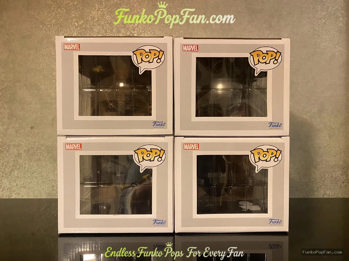 Bundle Funko Pop! Marvel Sinister Six #1015 Sandman / Mysterio #1016 / Electro #1017 / Kraven the Hu - Funko Pop Figure