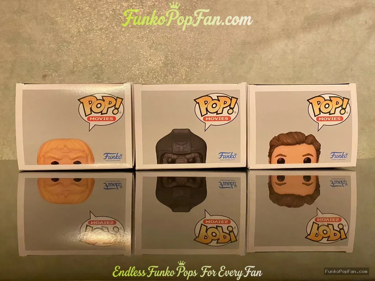 Bundle Funko Pop! Movies Planet of the Apes #1863 Dr. Zaius / General Ursus #1864 / John Brent #1865 - Funko Pop Figure