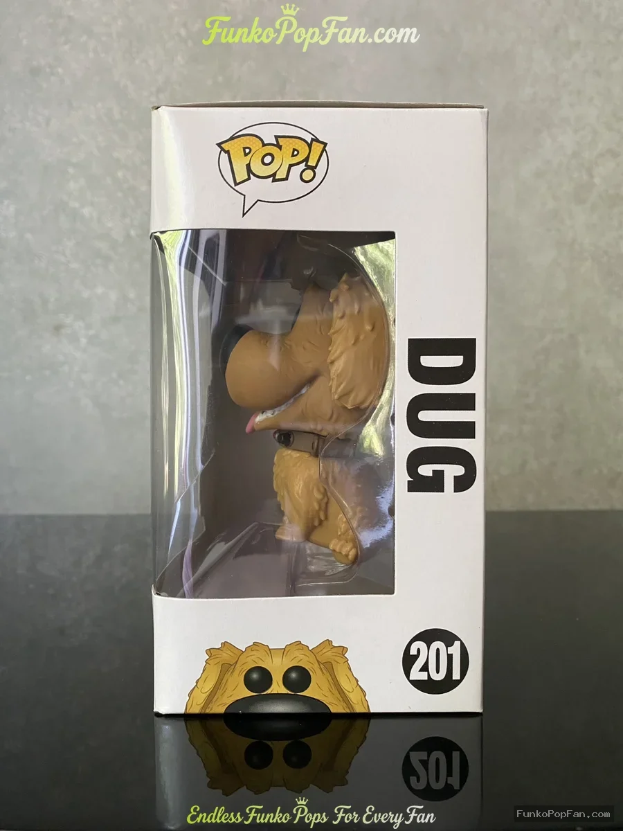 Funko Pop! Disney Pixar #201 Dug Vinyl Figure Bobblehead Vaulted Collectible With Protector - Funko Pop Figure