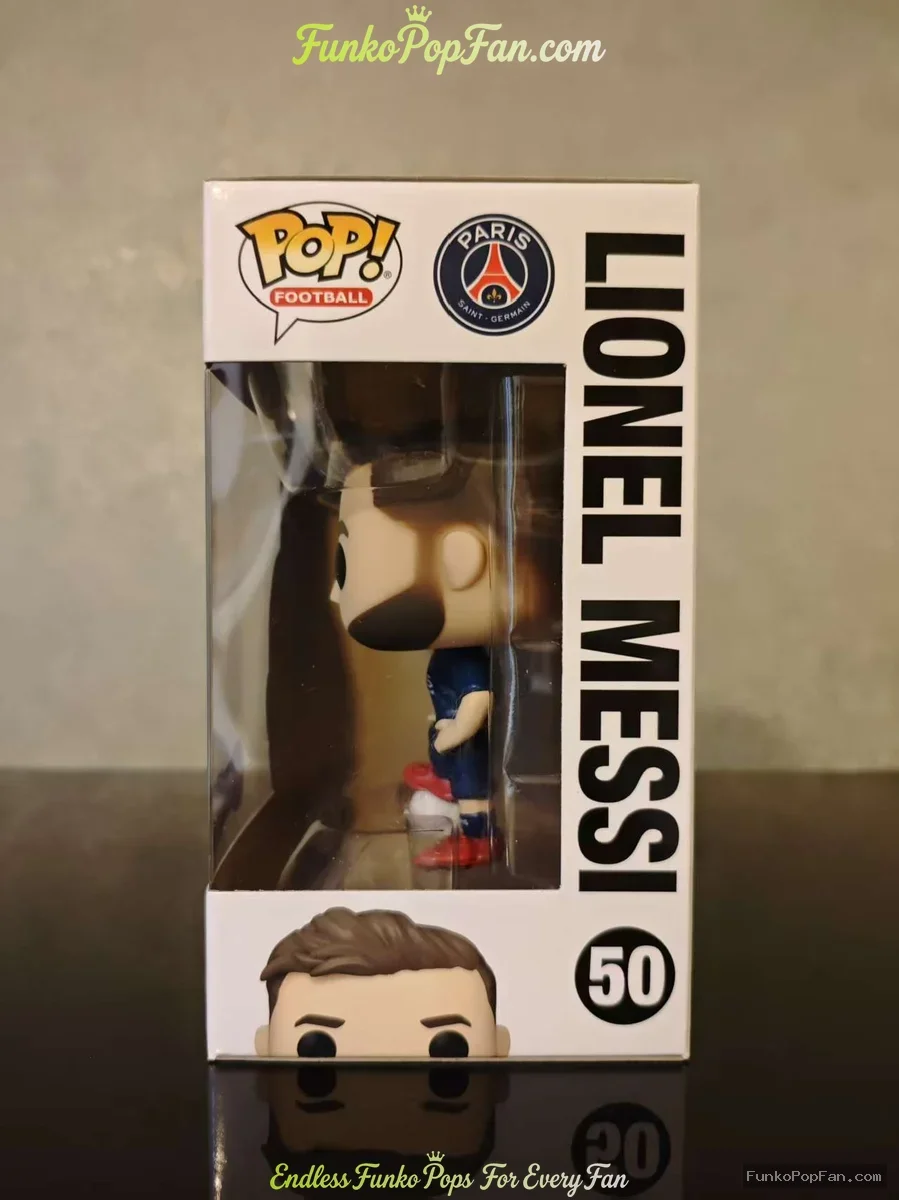 2022 Funko Pop Football Paris Saint-Germain Lionel Messi #50 Vaulted Vinyl Figure Bobblehead Vaulted - Funko Pop Figure