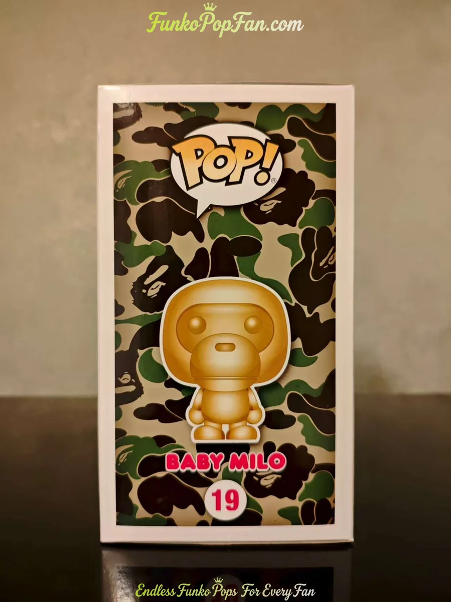 Funko Pop! BAIT BAPE #19 Baby Milo (BAIT Exclusive) Vinyl Figure Bobblehead Vaulted Collectible With - Funko Pop Figure