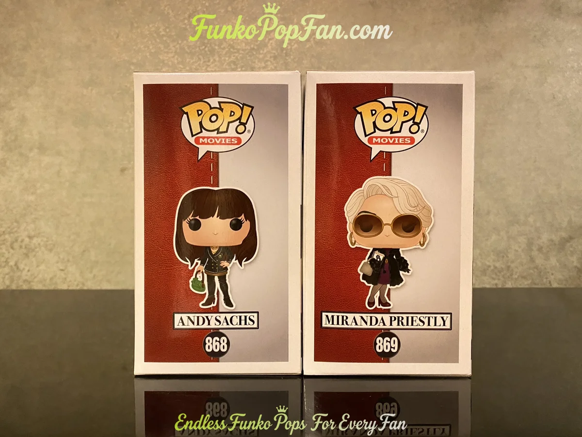 Funko Pop! Movies The Devil Wears Prada #868 Andy Sachs / Miranda Priestly #869 Vinyl Figure Bobbleh - Funko Pop Figure