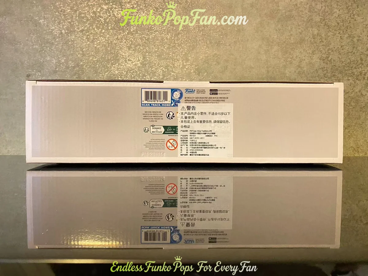 Bundle Funko Pop! #475 Asia China Traditions Pi Pa / Xiao Di / Yao Gu / Gu Qin Vinyl Figure Bobblehe - Funko Pop Figure
