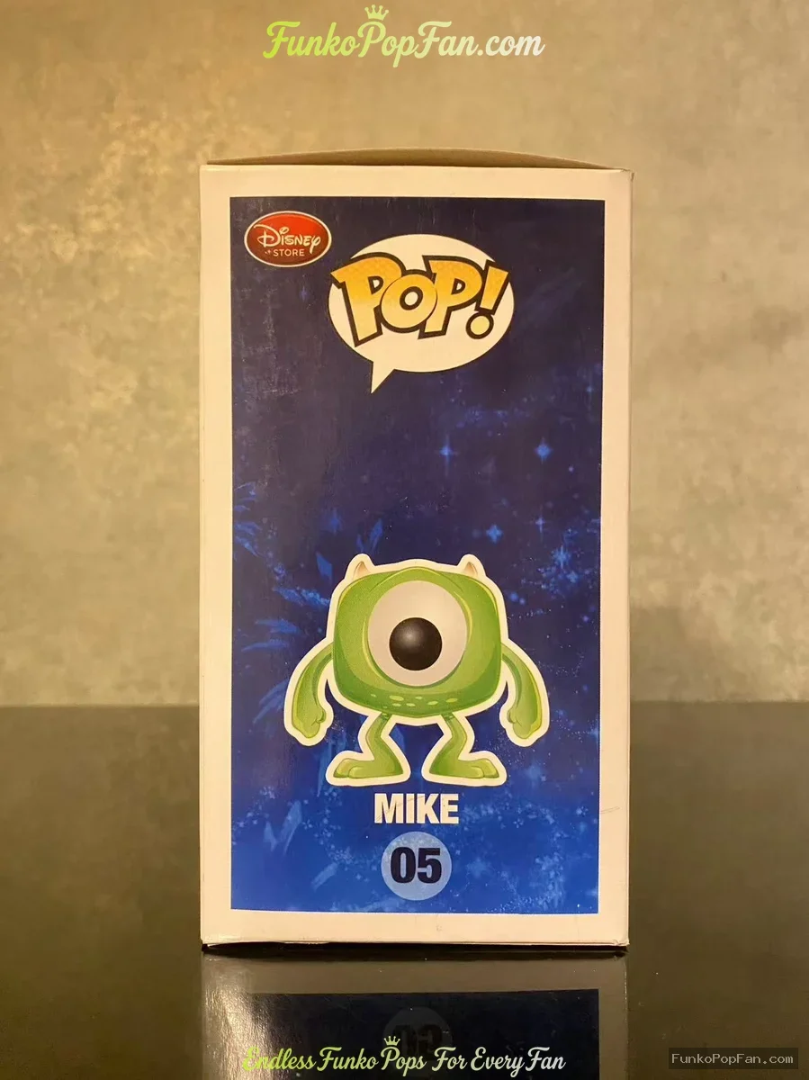 Funko Pop! Disney Monsters, Inc. #05 Mike Wazowski Vinyl Figure Bobblehead Vaulted Collectible With  - Funko Pop Figure