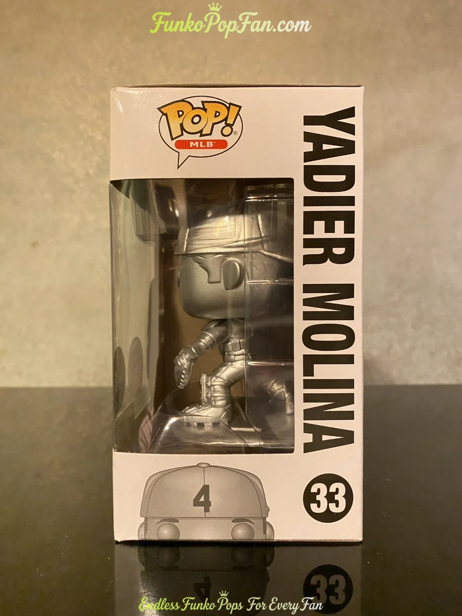 Funko Pop! MLB St. Louis Cardinals Platinum Yadier Molina #33 HOLY GRAIL LE 400 Vinyl Figure Bobbleh - Funko Pop Figure