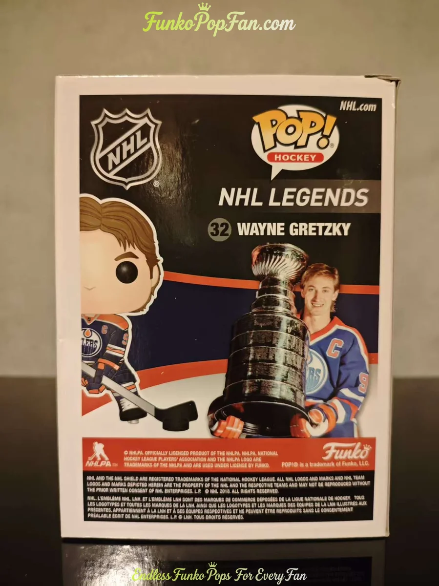 Funko Pop! Hockey Oilers #32 Wayne Gretzky (Chase) Vinyl Figure Bobblehead Vaulted Collectible With  - Funko Pop Figure