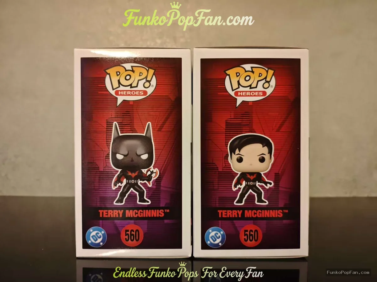 Bundle Funko Pop Heroes Batman Beyond #560 Terry McGinnis (Common + Chase) Vinyl Figure Bobblehead V - Funko Pop Figure