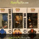 Bundle Funko Pop Sonic Emerald Collection #284 Sonic with Emerald / Dr. Eggman #286 / Shadow with Ch - Funko Pop Figure