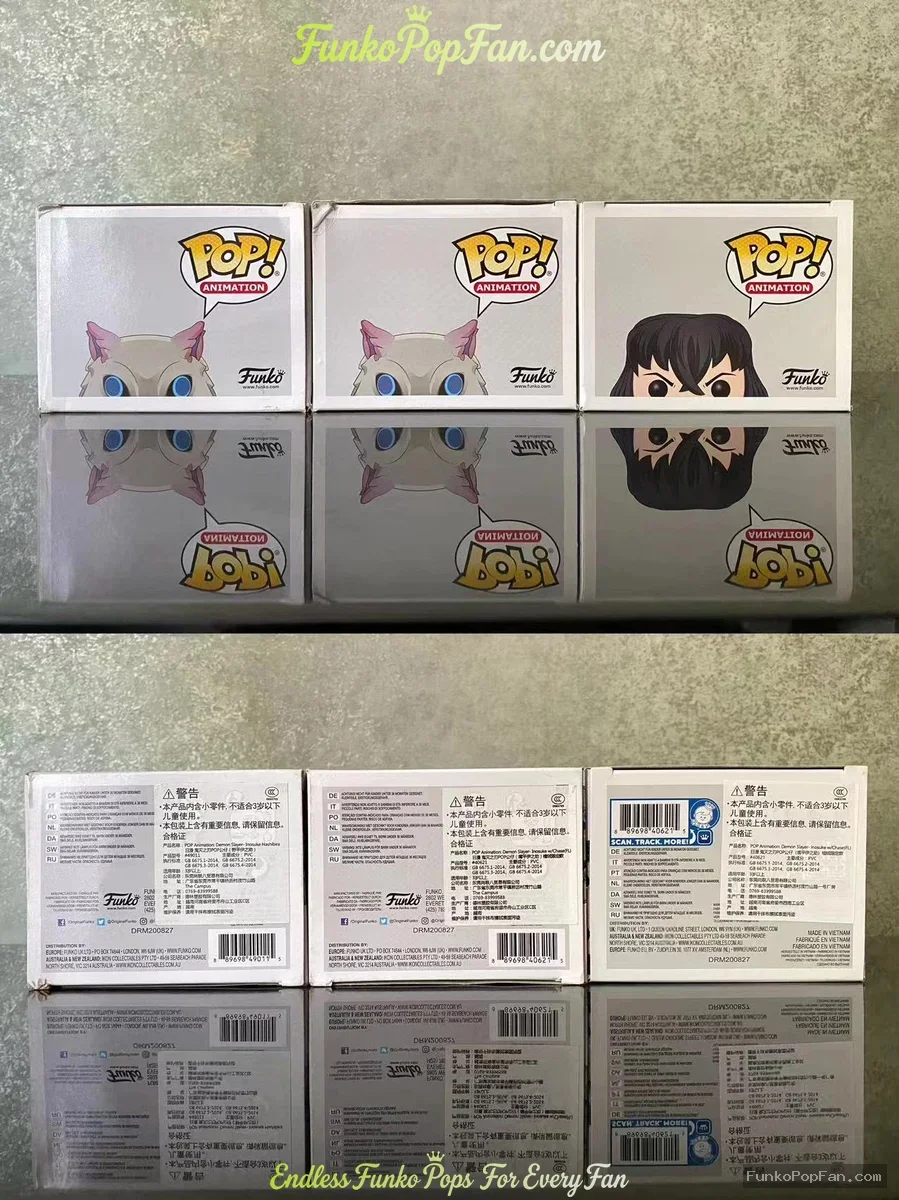 Bundle Funko Pop! Demon Slayer Kimetsu no Yaiba #870 Inosuke Hashibira / #875 (Exclusive) Vinyl Figu - Funko Pop Figure