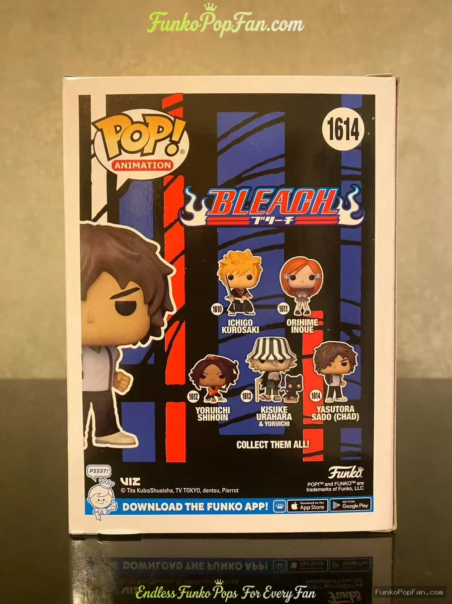 Funko Pop! Animation Bleach #1614 Yasutora Sado (Chad) Vinyl Figure Bobblehead Vaulted Collectible W - Funko Pop Figure