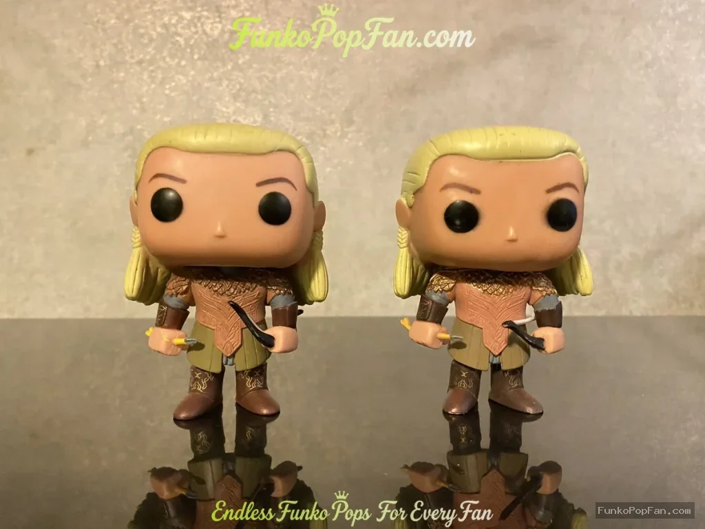 Movies The Hobbit #46 Legolas Greenleaf (Lot of 2, No Box) Vinyl Figure Bobblehead Vaulted Collectible With Protector Funko Pop Figure