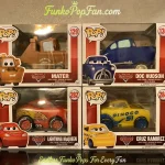Bundle Funko Pop Cars #129 Mater (Doc Hudson #130 Lightning McQueen #282 Cruz Ramirez #284) Vinyl Figure Bobblehead Vaulted Collectible With Protector Funko Pop Figure