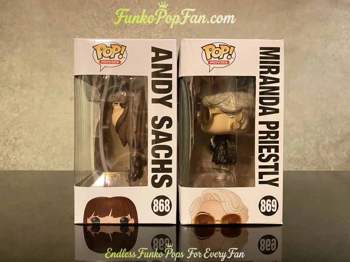 Funko Pop! Movies The Devil Wears Prada #868 Andy Sachs / Miranda Priestly #869 Vinyl Figure Bobbleh - Funko Pop Figure