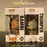 Bundle Funko Pop! Disney Bambi #94 Bambi (Flocked) Vinyl Figure Bobblehead Vaulted Collectible With  - Funko Pop Figure