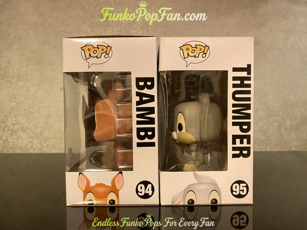 Bundle Funko Pop! Disney Bambi #94 Bambi (Flocked) Vinyl Figure Bobblehead Vaulted Collectible With  - Funko Pop Figure