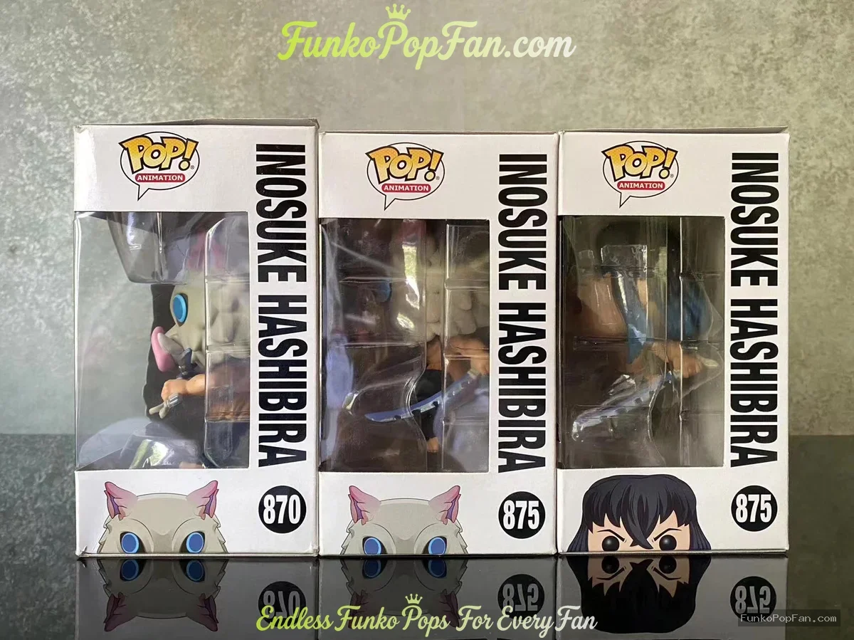 Bundle Funko Pop! Demon Slayer Kimetsu no Yaiba #870 Inosuke Hashibira / #875 (Exclusive) Vinyl Figu - Funko Pop Figure