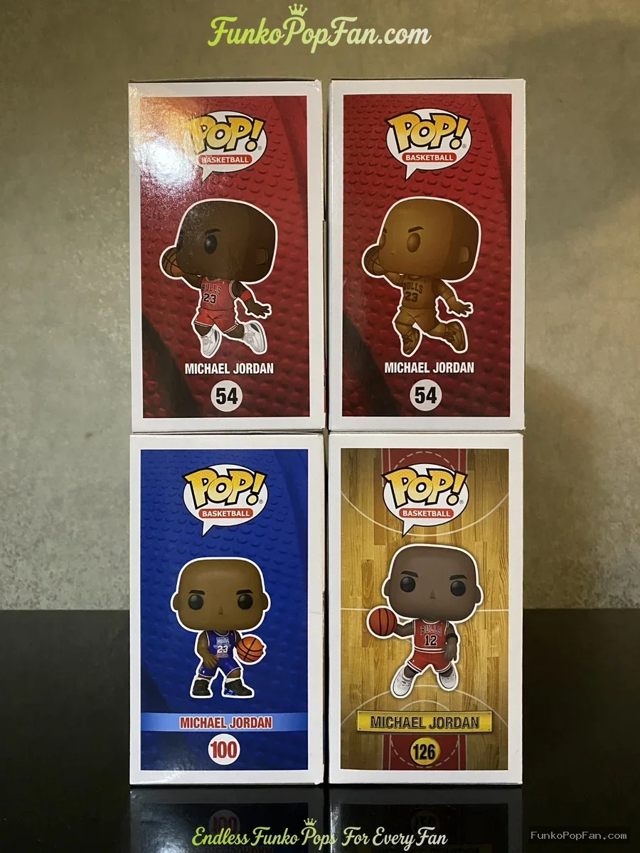Bundle Funko Pop! Basketball Chicago Bulls Michael Jordan #54 #100 #126 Vinyl Figure Bobblehead Vaul - Funko Pop Figure