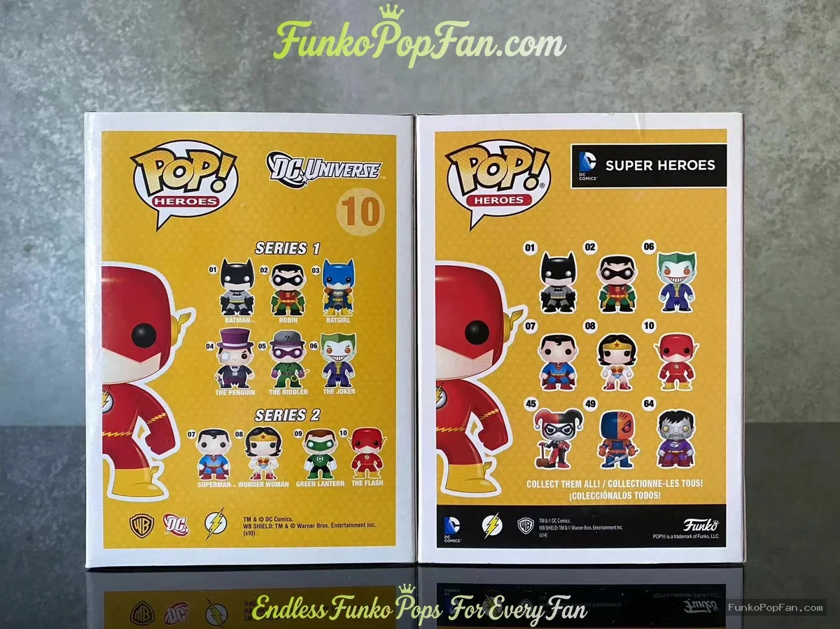 Funko Pop! DC Universe Super Heroes #10 The Flash Vinyl Figure Bobblehead Vaulted Collectible With P - Funko Pop Figure