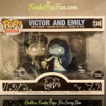 Movies #1349 Victor and Emily (Spirit Exclusive) Vinyl Figure Bobblehead Vaulted Collectible With Protector Funko Pop Figure