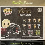 Funko Pop! Rides Game of Thrones #15 Daenerys & Drogon Vinyl Figure Bobblehead Vaulted Collectible W - Funko Pop Figure
