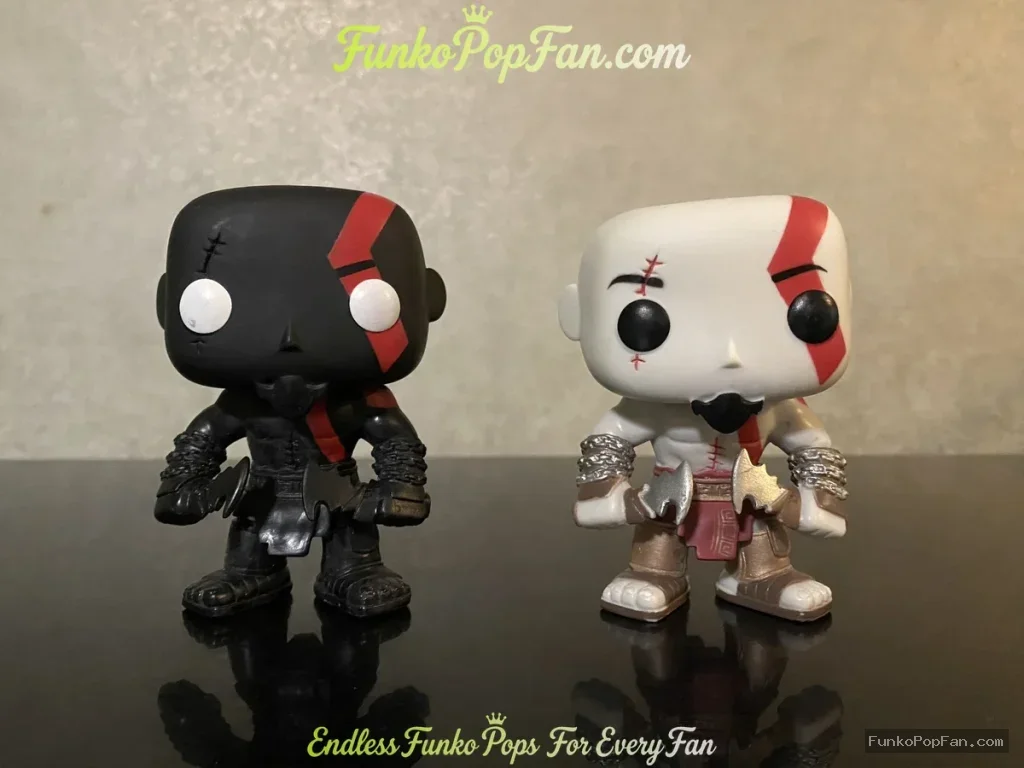 God of War Kratos #517 & Atreus #518 (Set) Vinyl Figure Bobblehead Vaulted Collectible With Protector Funko Pop Figure