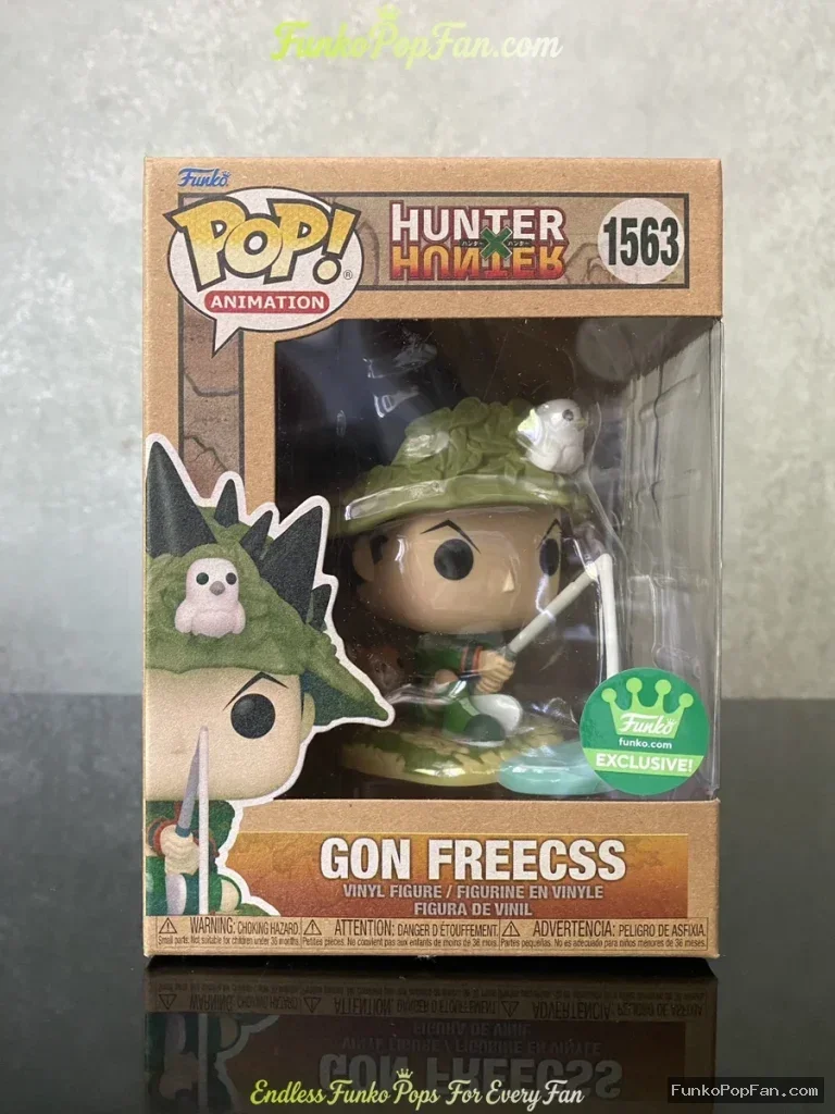 Animation Hunter x Hunter #1563 Gon Freecss (Funko Exclusive) Vinyl Figure Bobblehead Vaulted Collectible With Protector Funko Pop Figure