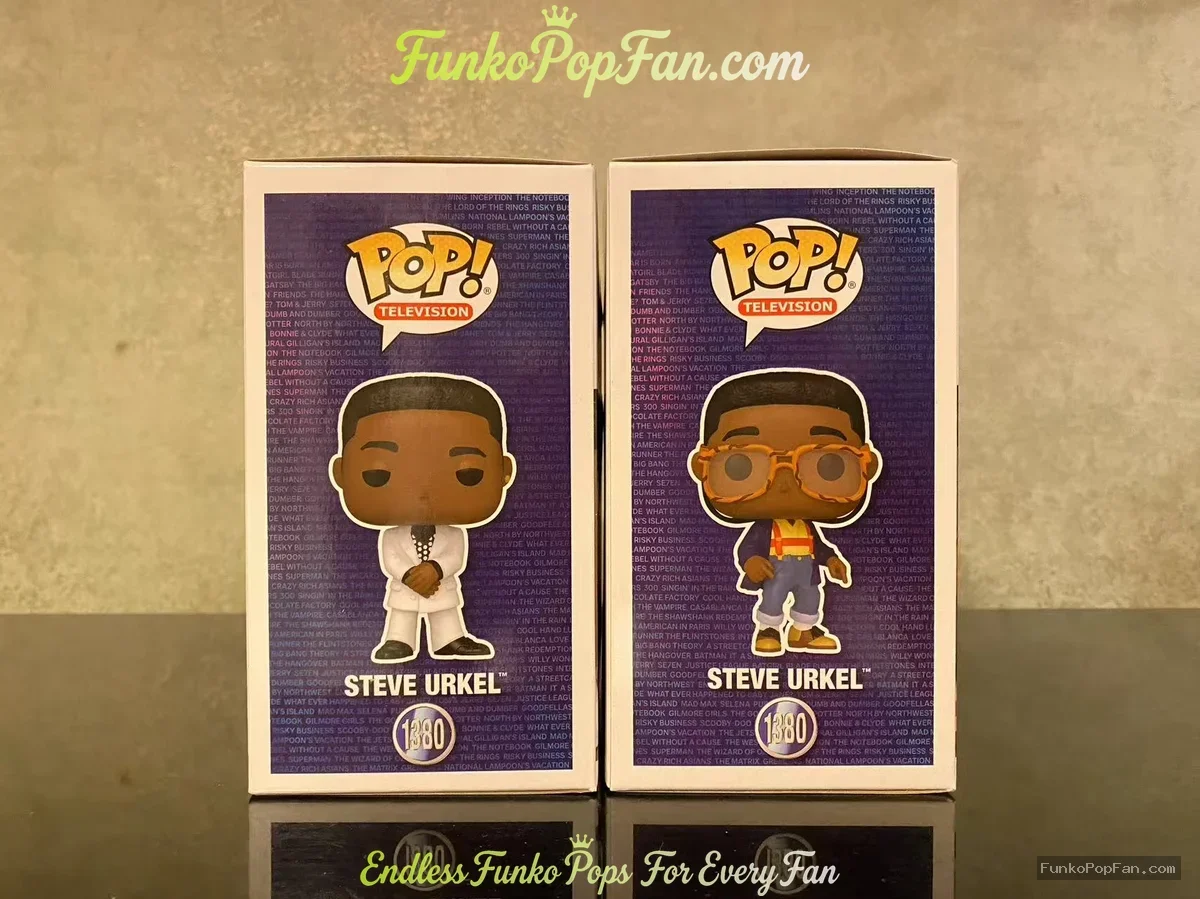 Funko Pop! Television Seinfeld #1380 Steve Urkel (Chase + Common 2 set) Vinyl Figure Bobblehead Vaul - Funko Pop Figure