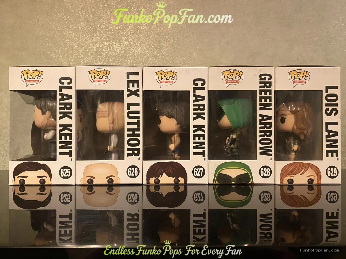 Bundle Funko Pop! Smallville Clark Kent #625 / Lex Luthor #626 / Clark Kent #627 / Green Arrow #628  - Funko Pop Figure