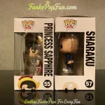 Funko Pop Asia Osamu Tezuka #55 Princess Sapphire / #57 Sharaku Vinyl Figure Bobblehead Vaulted Coll - Funko Pop Figure