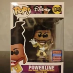Disney Wondrous Convention #1340 Powerline (Limited Edition) Vinyl Figure Bobblehead Vaulted Collectible With Protector Funko Pop Figure