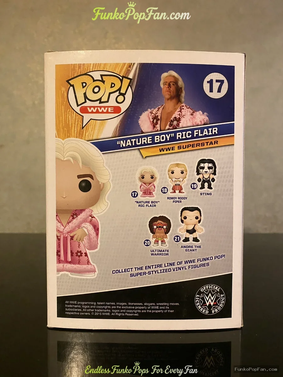 Funko Pop! WWE Legends #17 'Nature Boy' Ric Flair (Target Exclusive) Vinyl Figure Bobblehead Vaulted - Funko Pop Figure